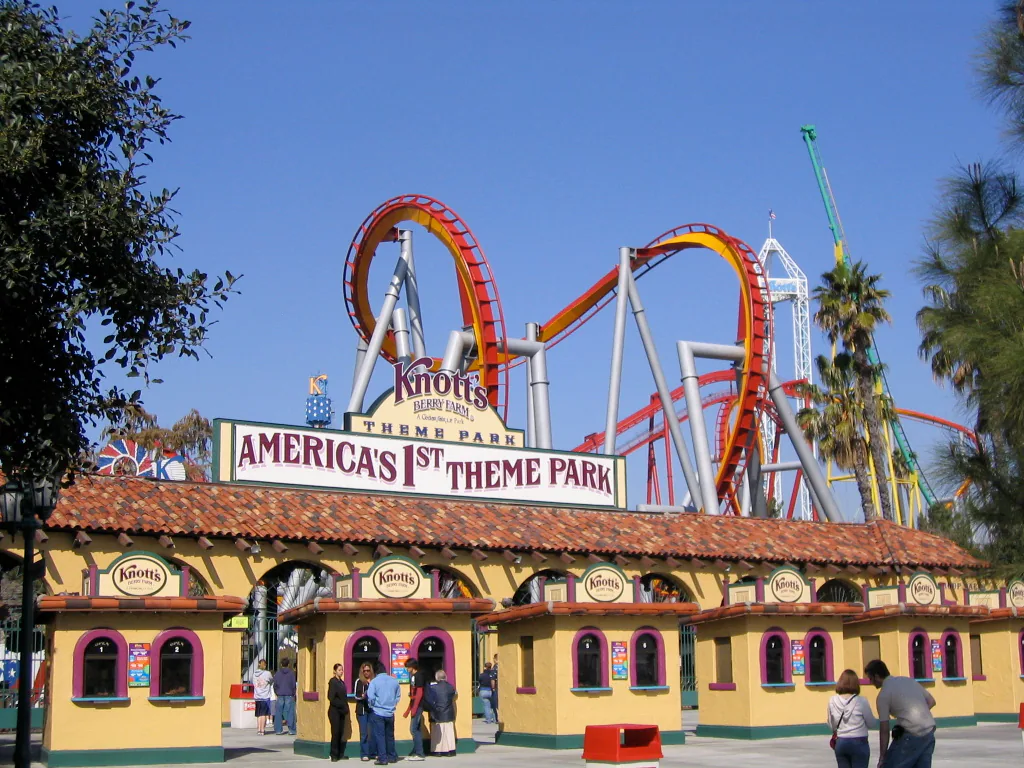 Buena Park city landmark and local streetscape