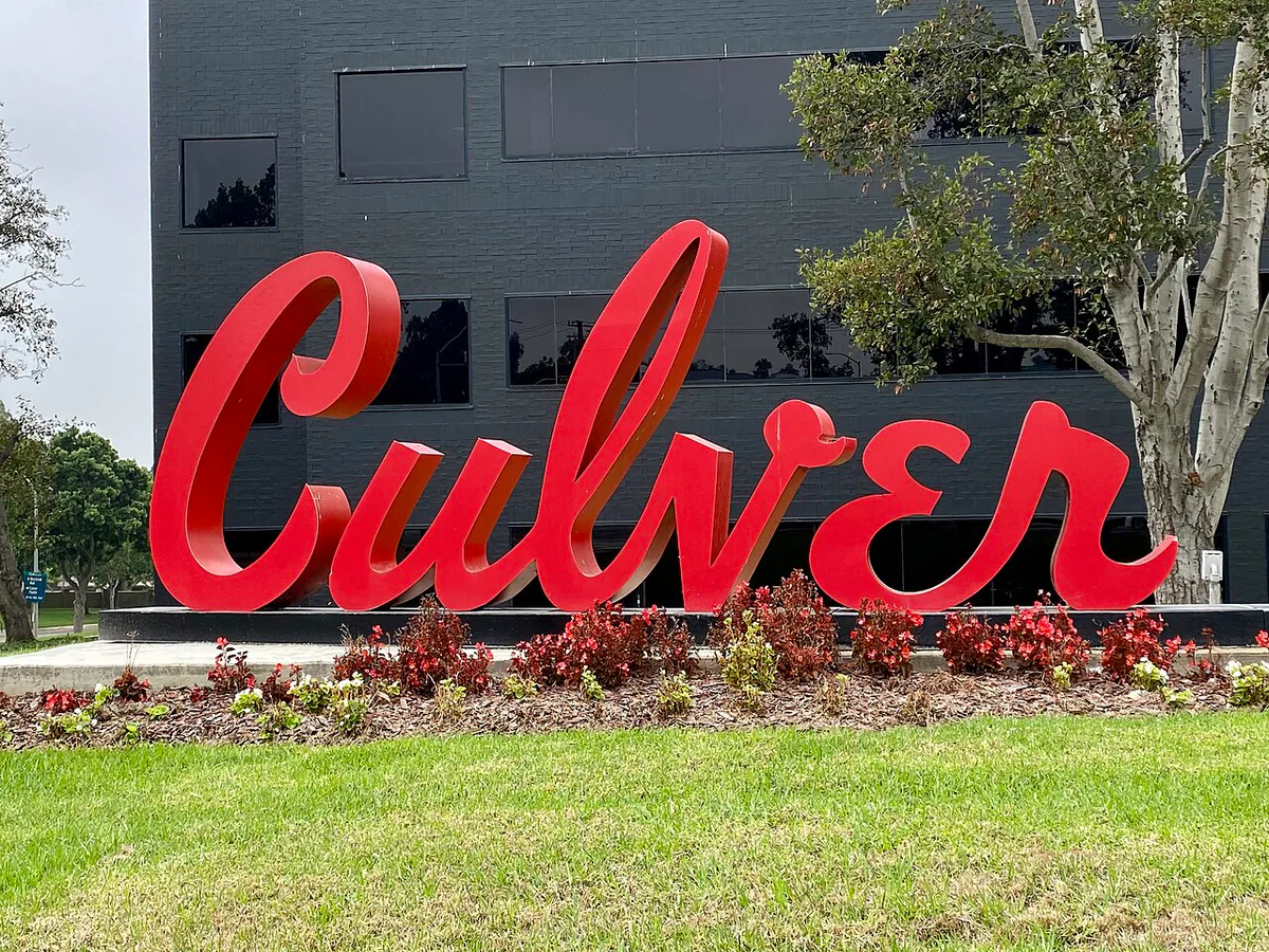Culver City city landmark and local streetscape