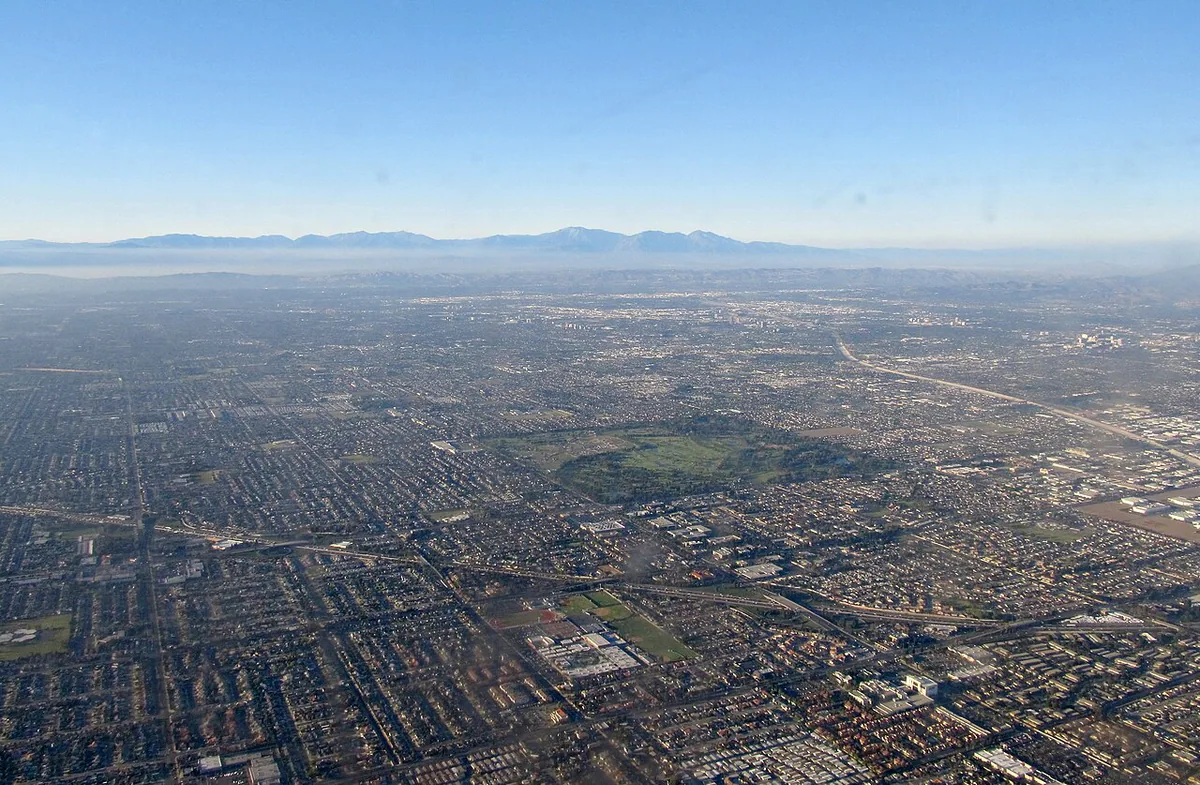Fountain Valley city landmark and local streetscape