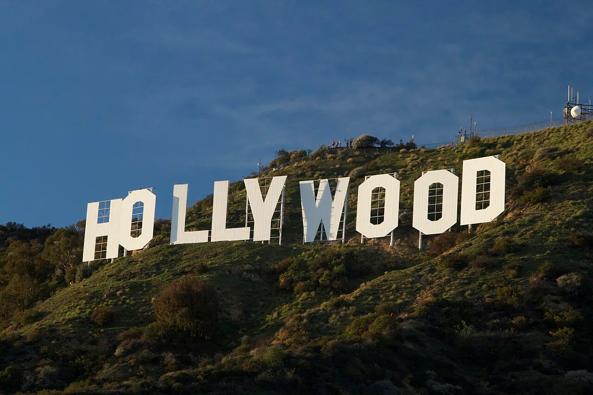 Los Angeles city landmark and local streetscape