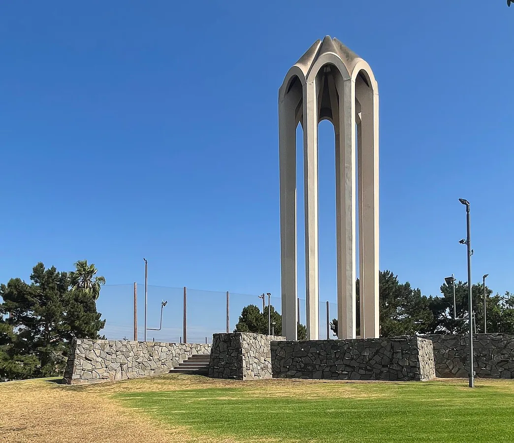 Montebello city landmark and local streetscape