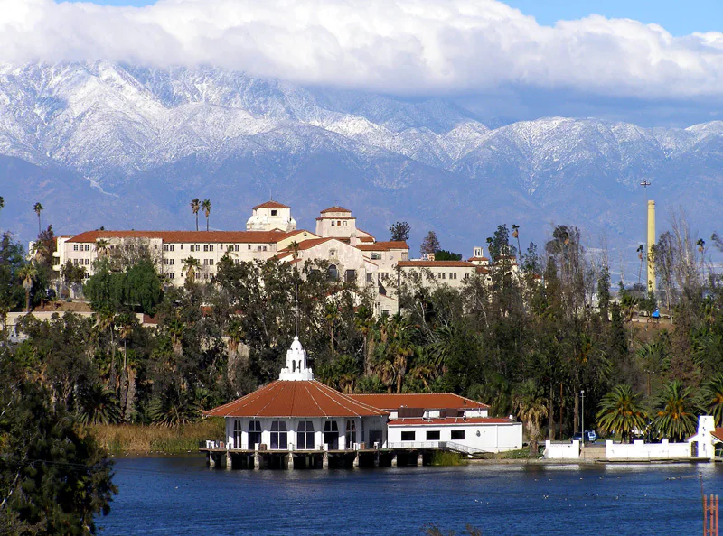 Norco city landmark and local streetscape