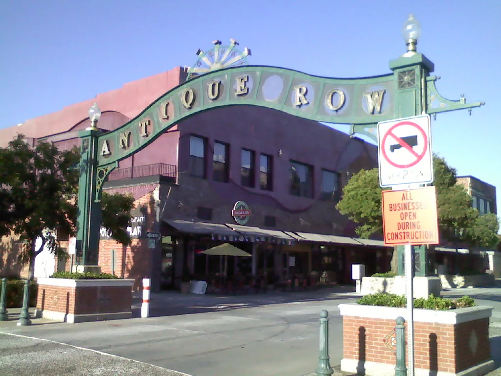Pomona city landmark and local streetscape