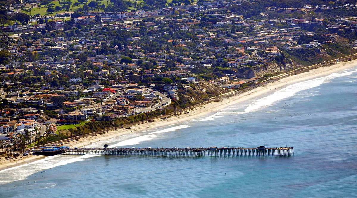 San Clemente city landmark and local streetscape