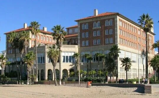Santa Monica city landmark and local streetscape