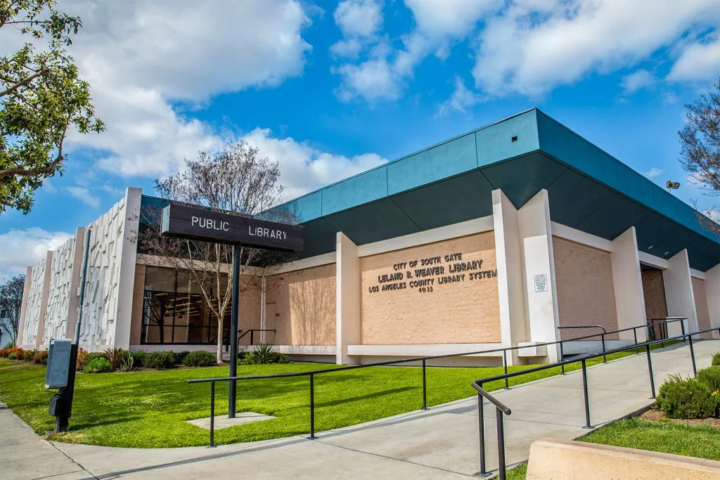 South Gate city landmark and local streetscape