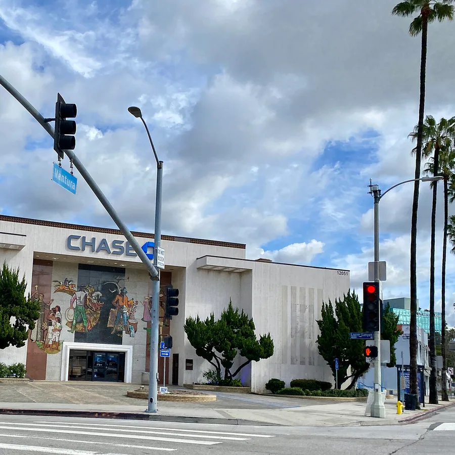 Studio City city landmark and local streetscape