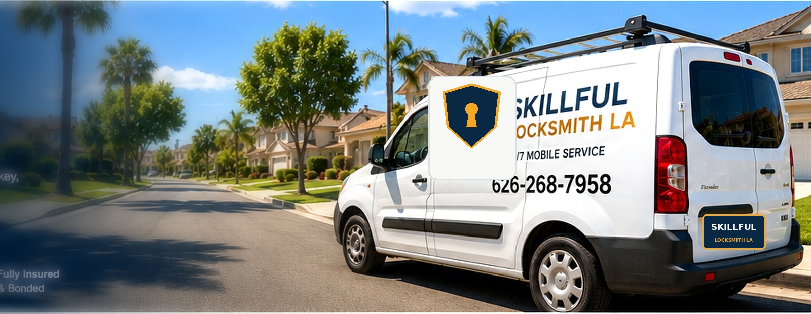 Skillful Locksmith Los Angeles mobile service van